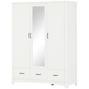 Kleiderschrank  Eloise ¦ weiß ¦ Maße (cm): B: 143 H: 190 T: 55