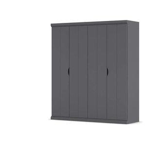 Kleiderschrank  Frieda ¦ grau ¦ Maße (cm): B: 181 H: 203