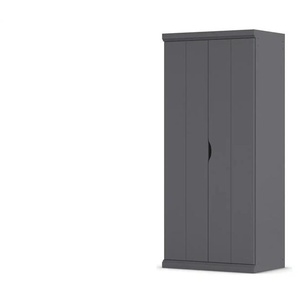 Kleiderschrank  Frieda ¦ grau ¦ Maße (cm): B: 91 H: 203