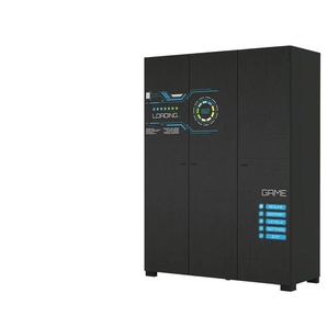 Kleiderschrank  Gamer ¦ grau ¦ Maße (cm): B: 150 H: 200 T: 56.6