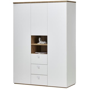 Kleiderschrank  Globo | weiß | 150 cm | 210 cm | 60,7 cm |