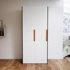 Kleiderschrank Graphitgrau - Individueller Designer-Kleiderschrank - 104 x 232 x 62 cm, Selbst Designen, Böden/hohe Schublade/Kleiderstange