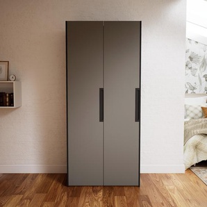 Kleiderschrank Graphitgrau - Individueller Designer-Kleiderschrank - 104 x 232 x 62 cm, Selbst Designen, Schuhauszug