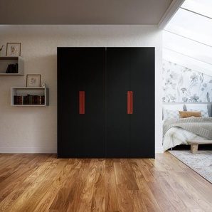 Kleiderschrank Graphitgrau - Individueller Designer-Kleiderschrank - 204 x 232 x 62 cm, Selbst Designen, Böden/Kleiderstange