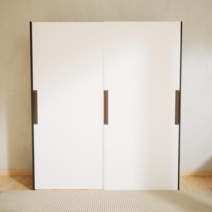 Kleiderschrank Graphitgrau - Individueller Designer-Kleiderschrank - 204 x 232 x 65 cm, Selbst Designen, Böden/hohe Schublade/Schublade Glasfront/Kleiderlift/Schuhauszug/Kleiderstange