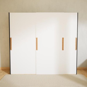 Kleiderschrank Graphitgrau - Individueller Designer-Kleiderschrank - 254 x 232 x 65 cm, Selbst Designen, Böden/hohe Schublade/Kleiderstange
