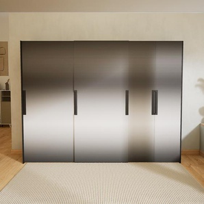 Kleiderschrank Graphitgrau - Individueller Designer-Kleiderschrank - 304 x 232 x 65 cm, Selbst Designen, Böden/Kleiderstange