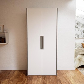 Kleiderschrank Grau - Individueller Designer-Kleiderschrank - 104 x 232 x 62 cm, Selbst Designen, Kleiderstange