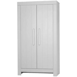 Kleiderschrank - grau - Materialmix - 110,7 cm - 204,8 cm - cm 56,0 | Möbel Kraft