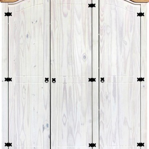 Kleiderschrank HOME AFFAIRE Schränke Gr. B/H/T: 150 cm x 188 cm x 56 cm, 3 Türen, 3 St., weiß (weiß, honig) Kleiderschränke