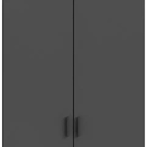 Kleiderschrank HOME AFFAIRE Schränke Gr. B/H/T: 98,5 cm x 200,4 cm x 49,8 cm, schwarz Kleiderschränke