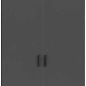Kleiderschrank HOME AFFAIRE Schränke Gr. B/H/T: 98,5 cm x 200,4 cm x 49,8 cm, schwarz Kleiderschränke Stilvoller Kleiderschrank mit unbegrenzten Aufbewahrungsmöglichkeiten