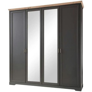 Kleiderschrank Jasmin II | grau | 210 cm | 220 cm | cm 64,0 |