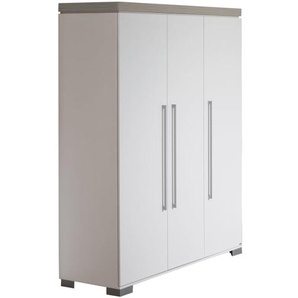 Kleiderschrank Kira, kreideweiß, 135 x 193 cm