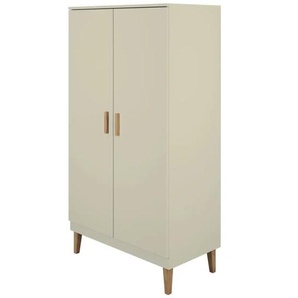 Kleiderschrank  Kubi ¦ beige ¦ Maße (cm): B: 100 H: 184