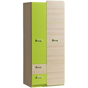 Kleiderschrank LORENTO LR1 esche / grün