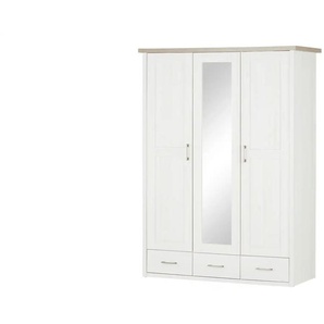 Kleiderschrank Luca | weiß | 148 cm | 200,5 cm | cm 61,5 |