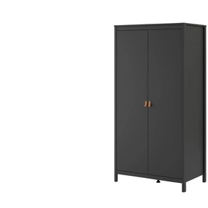 Kleiderschrank  Madron ¦ schwarz ¦ Maße (cm): B: 102 H: 199 T: 58.0