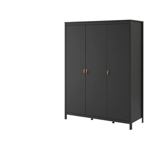 Kleiderschrank  Madron ¦ schwarz ¦ Maße (cm): B: 150 H: 199 T: 58.0