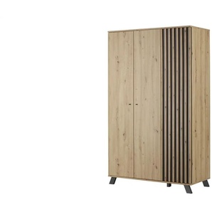 Kleiderschrank Medan | holzfarben | 120 cm | 198,5 cm | cm 55,0 |
