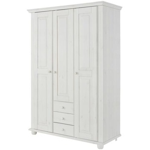 Kleiderschrank   Melissa ¦ weiß ¦ Maße (cm): B: 130,6 H: 185,7 T: 55.8