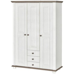 Kleiderschrank  Melissa ¦ weiß ¦ Maße (cm): B: 130,6 H: 185,7 T: 55.8