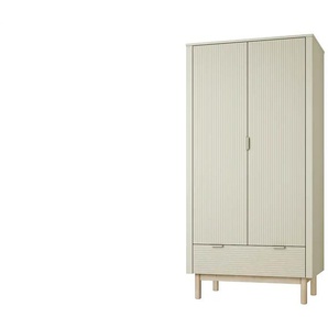 Kleiderschrank  Miloo ¦ beige ¦ Maße (cm): B: 52,4 H: 197,8