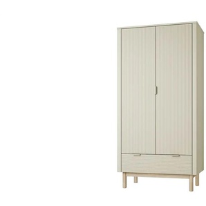 Kleiderschrank Miloo - beige - Materialmix - 52,4 cm - 197,8 cm | Möbel Kraft