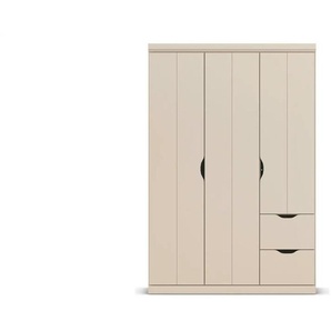 Kleiderschrank mit Schubladen Frieda ¦ creme ¦ Maße (cm): B: 136 H: 203