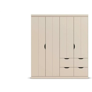 Kleiderschrank mit Schubladen Frieda ¦ creme ¦ Maße (cm): B: 181 H: 203