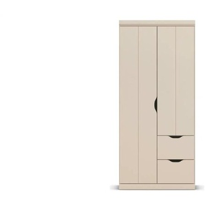 Kleiderschrank mit Schubladen Frieda ¦ creme ¦ Maße (cm): B: 91 H: 203