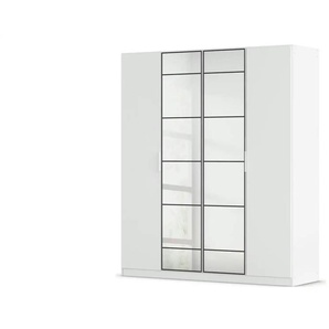 Kleiderschrank mit Spiegel Acero ¦ weiß ¦ Maße (cm): B: 181 H: 210