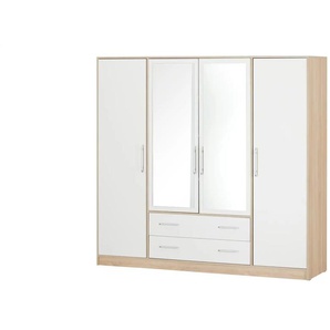 Kleiderschrank mit Spiegeltüren Smallridge ¦ holzfarben ¦ Maße (cm): B: 200 H: 190 T: 56.0