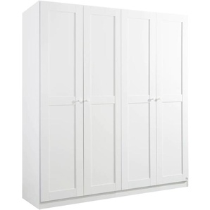 Kleiderschrank RAUCH Montana Schränke Gr. B: 180 cm, 4 St., weiß Drehtürenschrank Drehtürenschränke Schränke