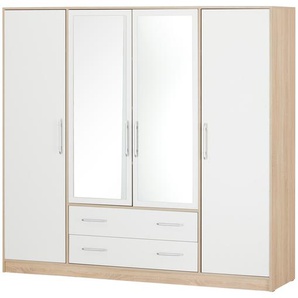 Kleiderschrank  SMART | holzfarben | 200 cm | 190 cm | 56 cm |
