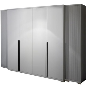 Kleiderschrank Sonate-S, brillantgrau, 300 x 219 cm