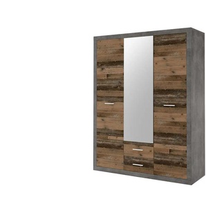 Kleiderschrank Stone | braun | 151 cm | 198 cm | cm 55,0 |