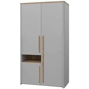 Kleiderschrank   Surfinio ¦ grau ¦ Maße (cm): B: 108,3 H: 194,2 T: 58,7