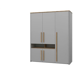 Kleiderschrank   Surfinio ¦ grau ¦ Maße (cm): B: 158 H: 194,2 T: 58.7