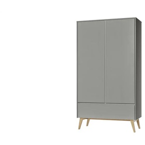 Kleiderschrank  Swing ¦ grau ¦ Maße (cm): B: 100 H: 199,5 T: 52.5