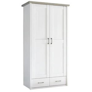 Kleiderschrank  Toran ¦ weiß ¦ Maße (cm): B: 106 H: 201 T: 55.0