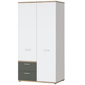 Kleiderschrank  Twenty ¦ weiß ¦ Maße (cm): B: 100 H: 196 T: 60.0
