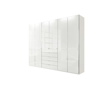 Kleiderschrank Velua 2 - weiß - Materialmix - 300 cm - 236 cm - cm 58,0 | Möbel Kraft