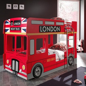 Vipack Kinderkleiderschrank London Schrank im Look einer Londoner Telefonzelle mit Schublade