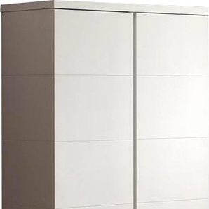 Kleiderschrank VIPACK Schränke Gr. B/H/T: 110 cm x 205 cm x 57 cm, 2 St., Basisausführung, weiß Kleiderschränke Geräumiger 2-trg. Kleiderschrank in gradlinigem Design, Ausf. Weiß