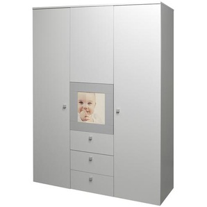 Kleiderschrank - weiß - Materialmix - 147 cm - 192 cm - 51 cm | Möbel Kraft