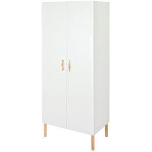 Kleiderschrank - weiß - Materialmix - 80 cm - 190 cm - 53 cm | Möbel Kraft