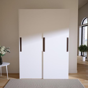 Kleiderschrank Weiß - Individueller Designer-Kleiderschrank - 164 x 232 x 65 cm, Selbst Designen, Böden/kompakt Schublade/Kleiderlift/Kleiderstange