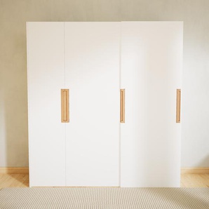 Kleiderschrank Weiß - Individueller Designer-Kleiderschrank - 214 x 232 x 65 cm, Selbst Designen, Böden/hohe Schublade/Schublade Glasfront/kompakt Schublade/Kleiderlift/Schuhauszug
