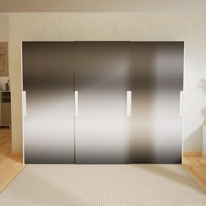 Kleiderschrank Weiß - Individueller Designer-Kleiderschrank - 304 x 232 x 65 cm, Selbst Designen, Kleiderlift